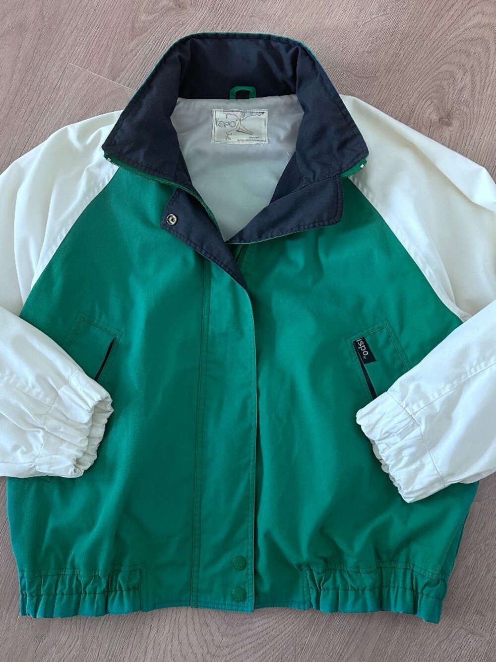 80's 90's Unisex ISPO Sport Blokecore Bomber Jacket sz M